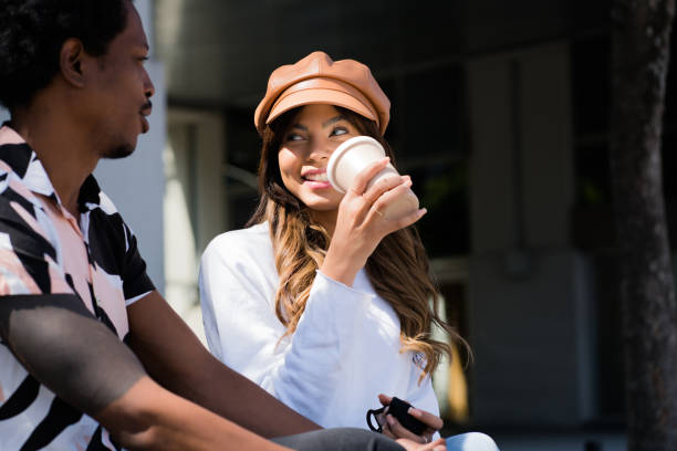 istock Young couple spending time together outdoors. 1301075790