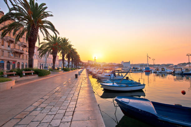 istock City of Split waterfront golden sunrise view 1301077267