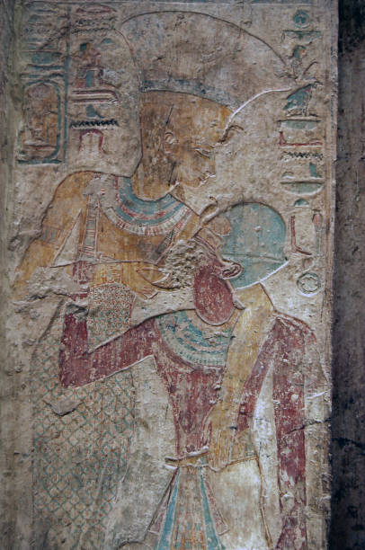 istock Pharoah Ramses and Goddess Nekhbet 1301079840