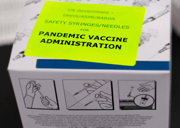 istock Box of Syringes for Vaccines 1301082182