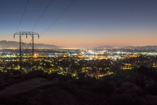 istock Los Angeles Predawn San Fernando Valley View 1301082839