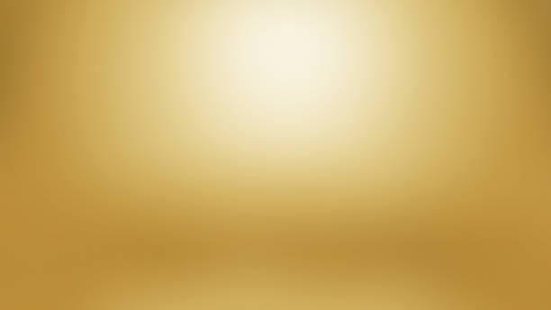 istock Gold metal abstract defocused background, Golden metallic surface luminous blurred color presentation template background 1301083219