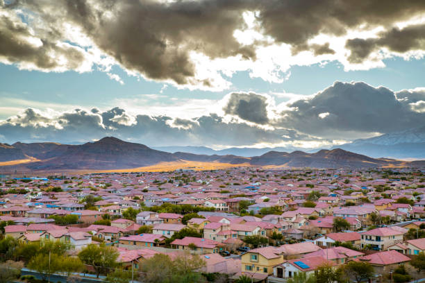 Suburb of Las Vegas residential area, 2021