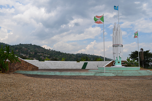 Bujumbura, Burundi - May 17, 2014: The Monument de l'Unité Nationale (Monument of National Unity).