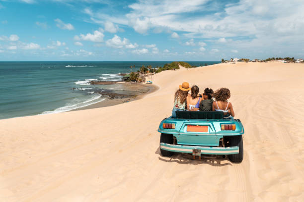 istock Buggy ride in Genipabu Beach, Rio Grande do Norte 1301086355