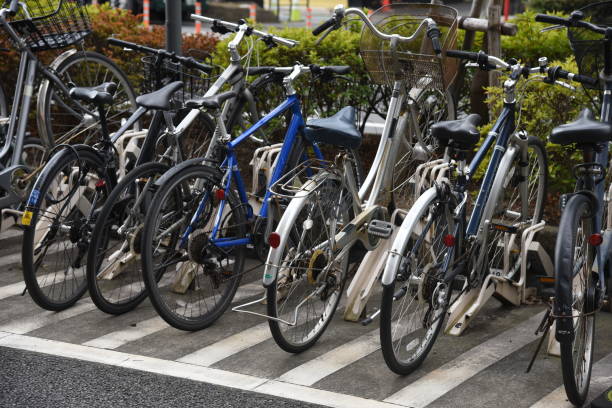 istock A view of the bicycle parking lot. 1301091329