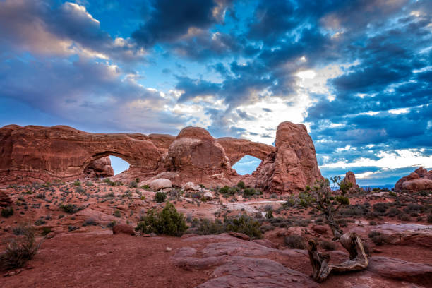 istock North and south window arch in the Arches National Park 1301094821