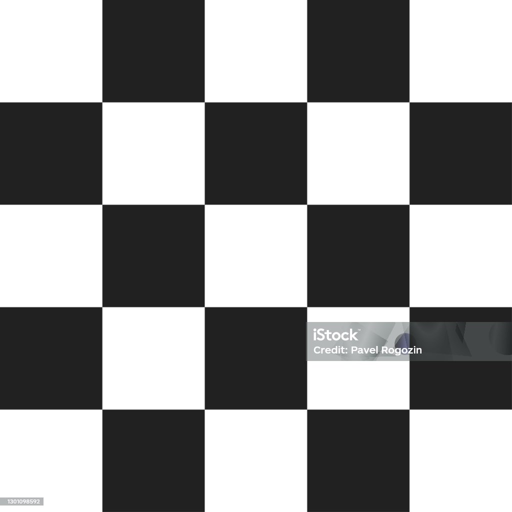Chess Square Texture Chess Pattern Black And White Square Texture Background In Vector Flat ...