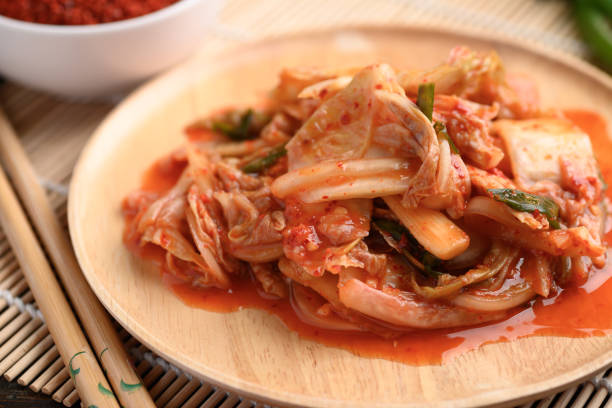 istock Korean food, Kimchi cabbage 1301107178