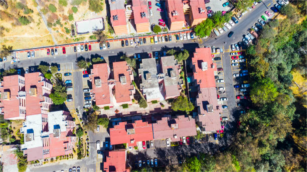 istock Multi housing buildings in Mexico City 1301111295
