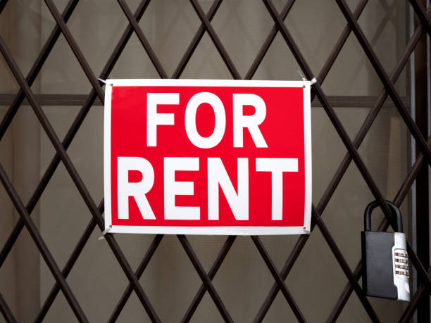 istock Rental house sign 1301112266