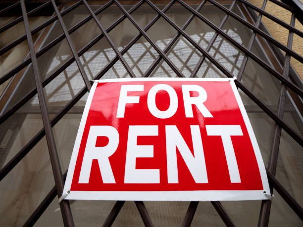 istock Rental house sign 1301112273