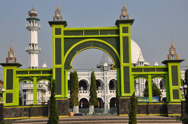 istock the entrance gate to the mosque 1301112944
