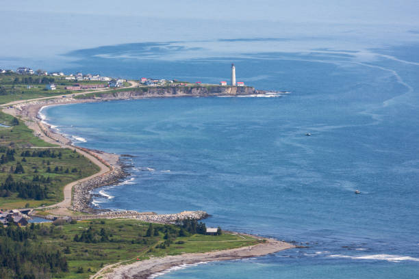 Cap Des Rosiers Lighthouse, Gaspe Peninsula, Quebec, Canada