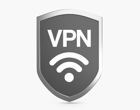 VPN Symbol. Virtual Private Network Concept