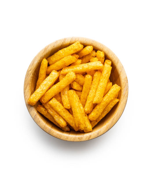French fries. Salted snack. Potato chips.