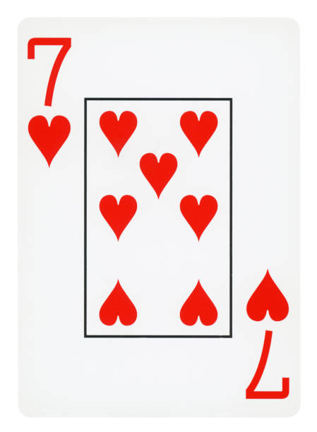 istock Seven Of Hearts playing card - Isolated 1301139885