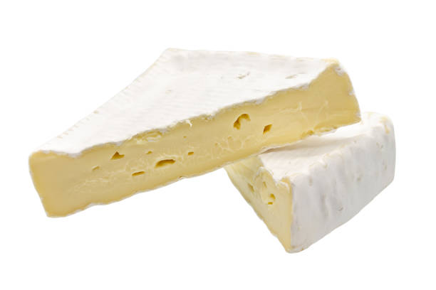 istock Camembert or brie cheese isolated on white background. 1301140444