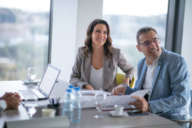 istock Senior management awaiting to colleagues to arrive 1301146115