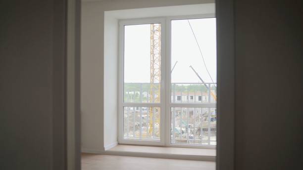 istock New building, new apartment. New apartment from the inside. Modern interior- sunlit empty room 1301146308