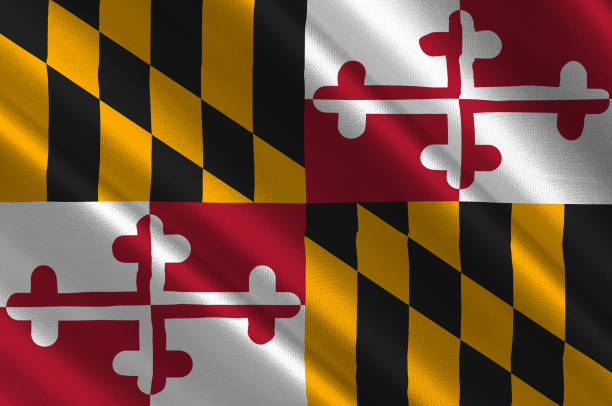 istock Flag of Maryland, USA 1301152063