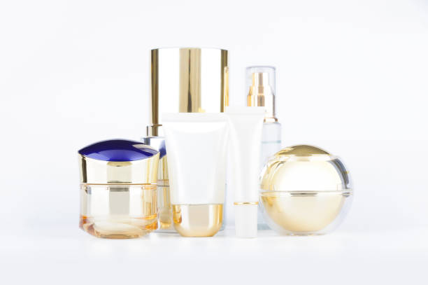 istock Set of cosmetic containers 1301153810