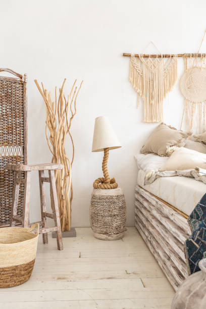 istock Large spacious room with a trendy loft design of sitting area 1301154367