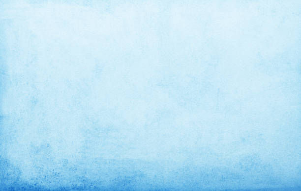 fundo de aquarela azul claro - watercolor painting watercolour paints paper textured - fotografias e filmes do acervo