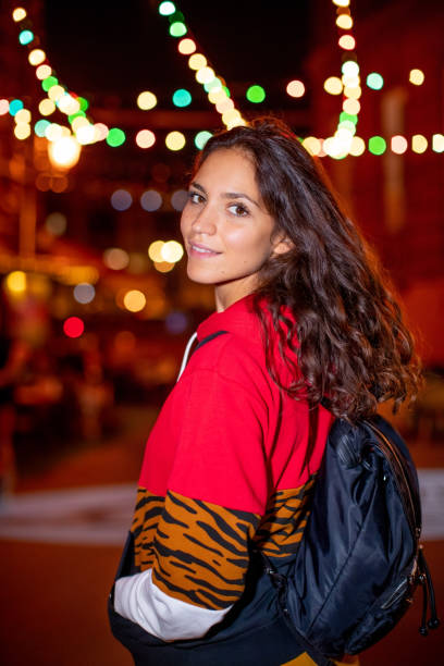 istock Smiling tourist in Moscow 1301156990