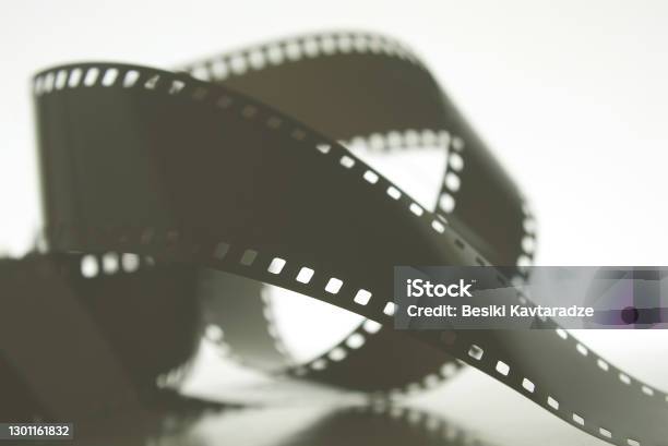 35mm Negative Film Roll In Blur Photographic Film Stock Photo - Download Image Now
