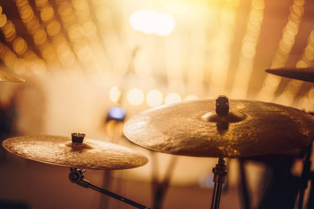 istock Rock drum set with cymbals stock photo 1301163068