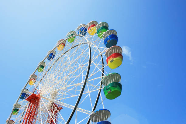 diabelski młyn w parku luna w sydney - ferris wheel luna park amusement park carnival zdjęcia i obrazy z banku zdjęć