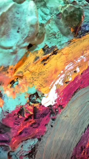 istock Color stone wall image.  colorful stone wallpaper. 1301166065