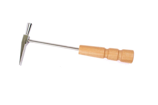 istock Hammer for tuning kalimba isolated on white background. Music concept. 1301167357