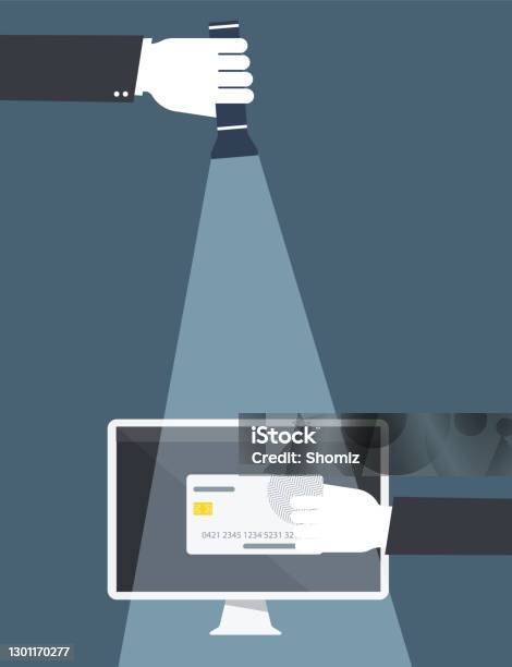 Scam Scetch Scam And Phishing Concept Stock Illustration - Download Image Now ...