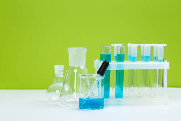 istock science laboratory test tubes, chemical laboratory equipment 1301174363