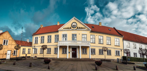 istock Nysted old City Hall panorama, Denmark 1301176959