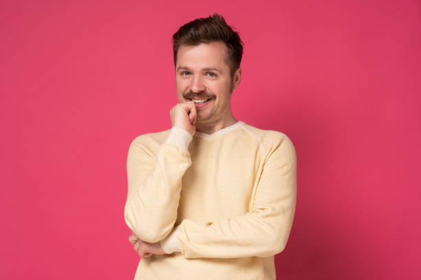 istock Young happy cheerful young man laughing on your joke 1301184637