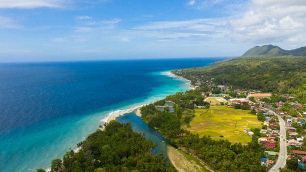 istock Beautiful beach and turquoise sea. Bohol, Philippines 1301185514