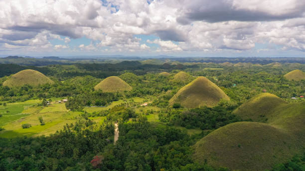 istock Chocolate hills.Bohol Philippines 1301185739