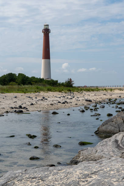 istock Rocky Pier at the Barnegat Light 1301186865