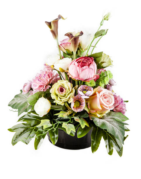 istock Flower bouquet isolated on a white background 1301190630