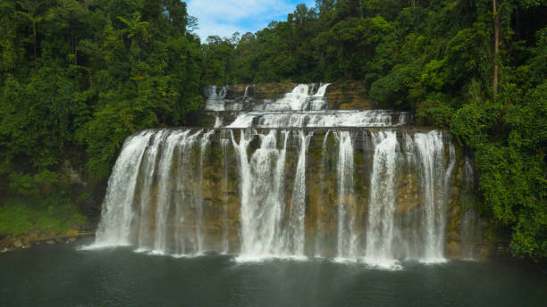 istock Beautiful tropical waterfall. Philippines, Mindanao 1301192408