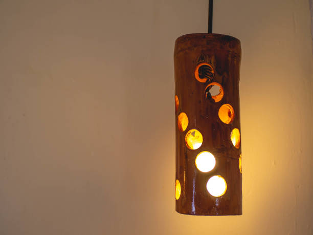 istock Light bulb made of bamboo 1301194346