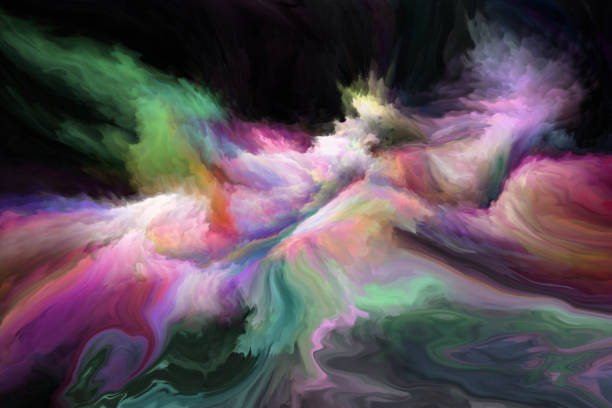 istock Color in motion, metaphor on the subject of design, creativity and imagination 1301206990