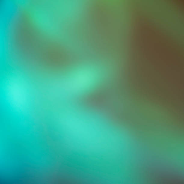 istock Abstract blue, turquoise and green blurred light background for mockups 1301211486