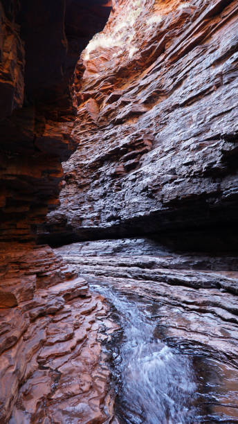 istock Spiderwalk gorge hike in Karijini National Park, Western Australia. 1301212122