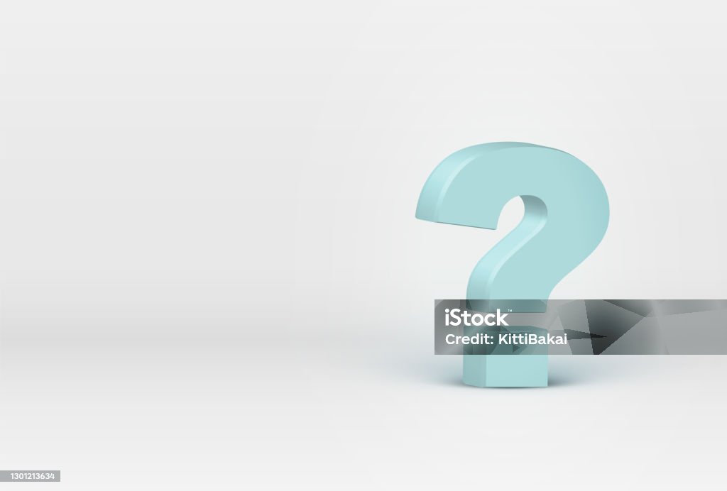 Question Vector Turquoise High Detailed Turquoise Question Mark Vector Illustration Stock ...