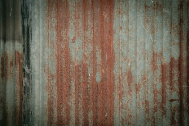 istock Old and dirty zinc surface for the background 1301214870