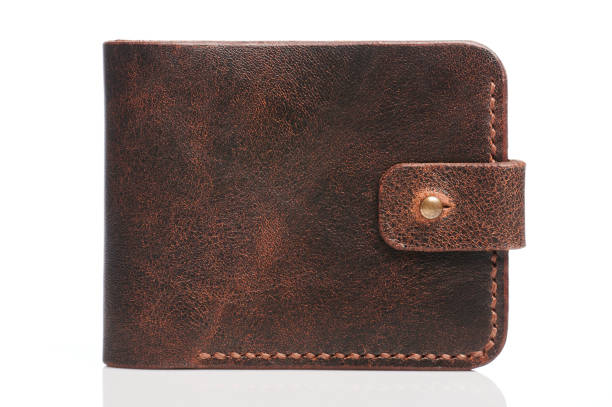 istock Casual brown color leather wallet 1301219137